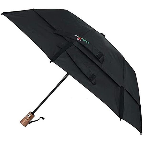 Gustbuster GustBuster 34143BL LTD Auto Open & Close Vented Compact Umbrella; Black - 43 in. 34143BL